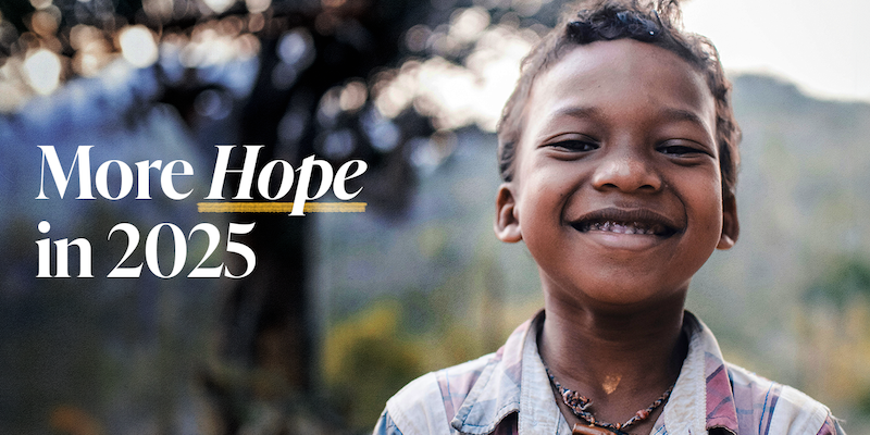 Child smiling - More Hope in 2025