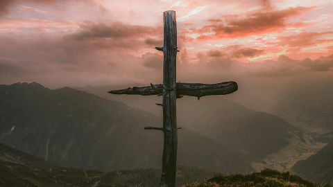 cross on mountain